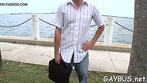 i lured the spruce hunk into having a hardcore wild blowjob with gay bear