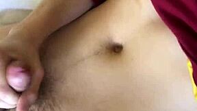 Straight Friend Cums Watching Gay Porn