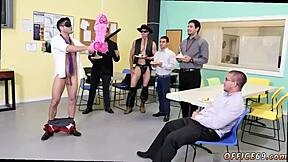 Cute guy gets birthday blowjob surprise