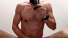 i feel humiliated as straight whore using anal ass fucking with cum dildo toy