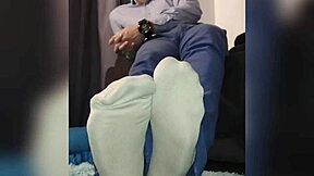 hey digging these latino office socks and feet vibes