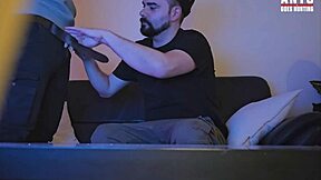 Handsome Straight Uber Driver Convinced