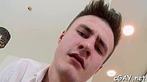 Those huge cocks get sloppy blowjobs leading to wild cumshots