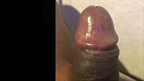 this amateur black guy jerked his big shaved cock outdoors in a solo compilation