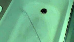 piss flows freely in the tub