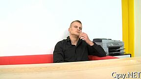 Ever seen ribald homo sex scenes with hunks? They dive into sloppy blowjobs and deep anal creampie fucking