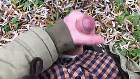 i found this amazing outdoor spot to cum hard as a hot twink