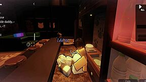 I paid the cute femboy barista at the cafe with my cum after anal sex for cash