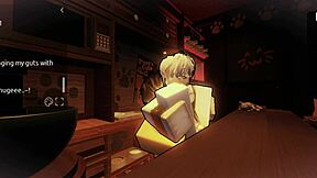 I paid the cute femboy barista at the cafe with my cum after anal sex for cash