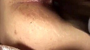 asian soloboy uses machine for wet big ass anal toy play!