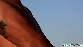 Black Military Guys Fuck Twink Ass In Outdoor Interracial First Time Anal?