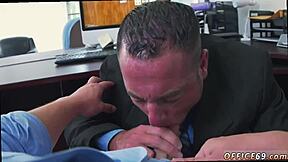 Oriental twink couple explores bareback blowjob with watersports fetish toy close up