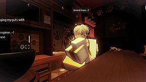 I paid the cute femboy barista at the cafe with my cum after anal sex for cash