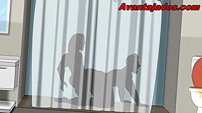 teasing brazilian hentai comic with jungle cabin anal action