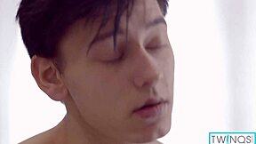 pink haired oliver gets analyzed but logan fucks him hard with cumshot