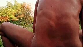 Myanmar gay cocklovermlm naked outdoor anal with asian ass fucking bottle forest twink
