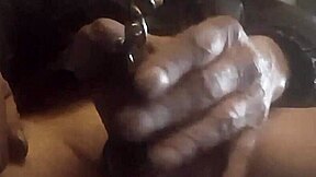 Watching that bisexual threesome erotica with daddy using cock ring