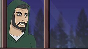 teasing brazilian hentai comic with jungle cabin anal action