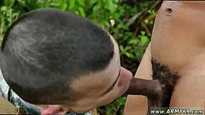 Sex gay monster cock fucking boys guys first time in jungle bang fest