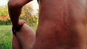 Myanmar gay cocklovermlm naked outdoor anal with asian ass fucking bottle forest twink