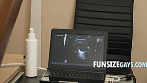 Ultrasound imaging dick inside twinks ass! Anal sex ultrasound shows big cock monster hardcore close up in hospital with doctor patient twink action!