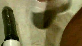 Solo boy starts riding his dildo softly