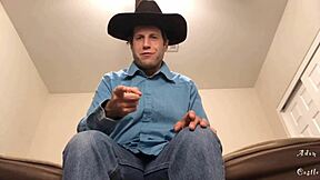 Cowboy pov foot worship session that's dominating and soft 😏