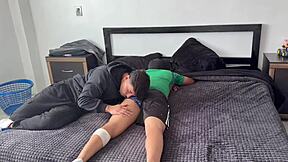 Sucking my soccer player friend's ass, you know how it goes.