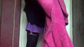 Come On Guys Would You Come Out In Public With Me Dressed Like This If I Offer To Suck Your Cock While You Film It!