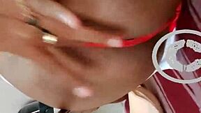 indian ladyboy lara dsouza jerks cock wildly solo!