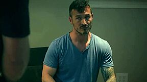 Gay Producer Bareback Fucks Twink Ass to Mouth with Deepthroat Face Pounding