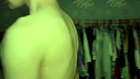 Two teen twinks sneak away to rim and fuck tight asshole with big cock creampie