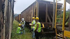 Brazilian Ebony Workers Bareback Fuck Passive Colleague Outdoors with Interracial Orgy Creampie