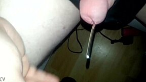 dare you try sounding your tiny cock with my huge steel toy?