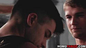 young jock twink still craves stepbrother's bareback monster cock ass fucking