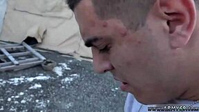 Army Balls-Deep Simultaneous Gay Anal