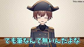 日本同志VTuber脱光翘臀狗爬自撸