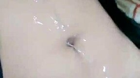 Dude this asian twink strokes his monster cock outdoors blasting cum shots everywhere so hard