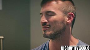 Gay Producer Bareback Fucks Twink Ass to Mouth with Deepthroat Face Pounding