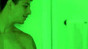 straight athletic hunk showers then barebacks tattooed jock again