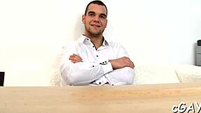 Why give such obscene oral stimulation to this lusty gay in rough pov blowjob action?