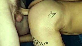 straight shy guy barebacks friend's ass with huge cock