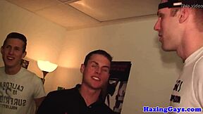 FRAT TWINKS GET DORM ASS DRILLED RAW!