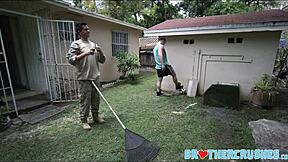 jock stepbro home from army barebacks taboo uniform fuck with stepbro