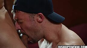 hey, frat president with monster cock wrecked his hole bareback