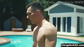 i join my stepson in the shower and things get steamy as his tight hole tempts me