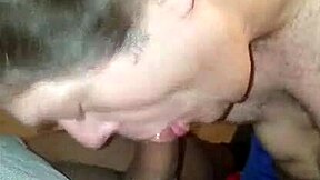 this guy blows hard in wild oral action scene