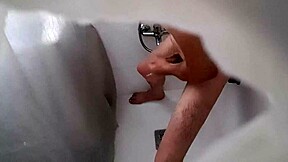hidden camera catches roommate pounding ass with plunger in steamy anal play